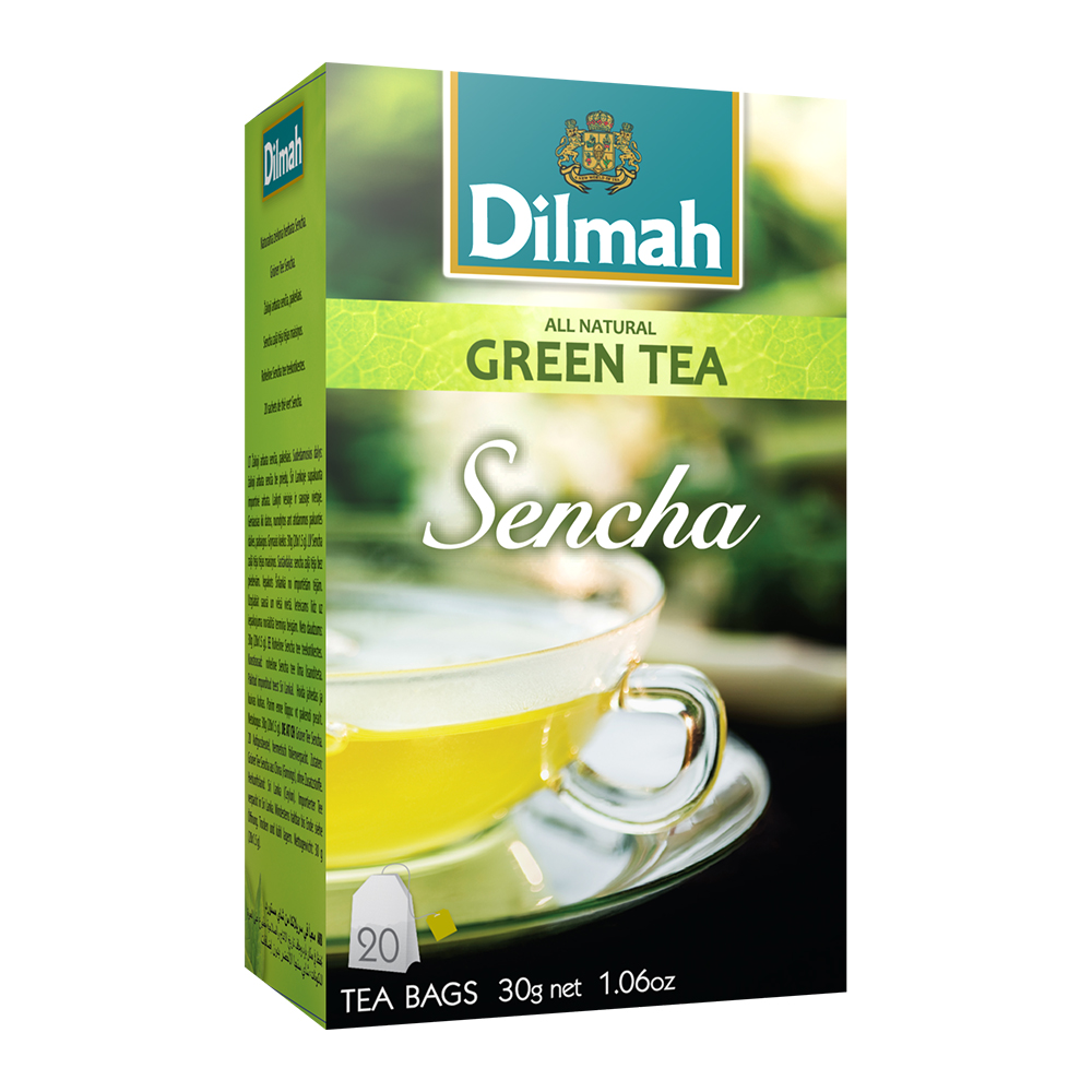 Dilmah Sencha Green Tea-20 Individually Wrapped Tea Bags